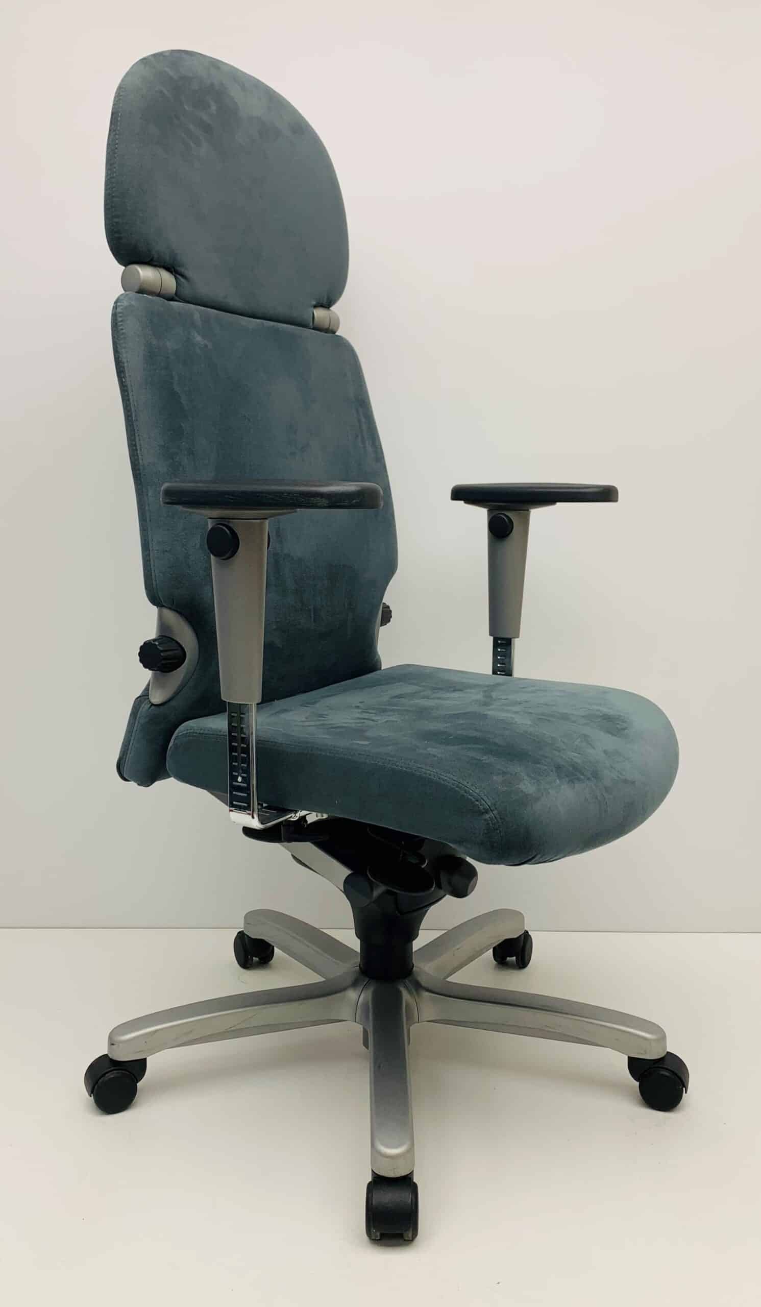 Bureaustoel Comforto 77 met hoofdsteun grijs