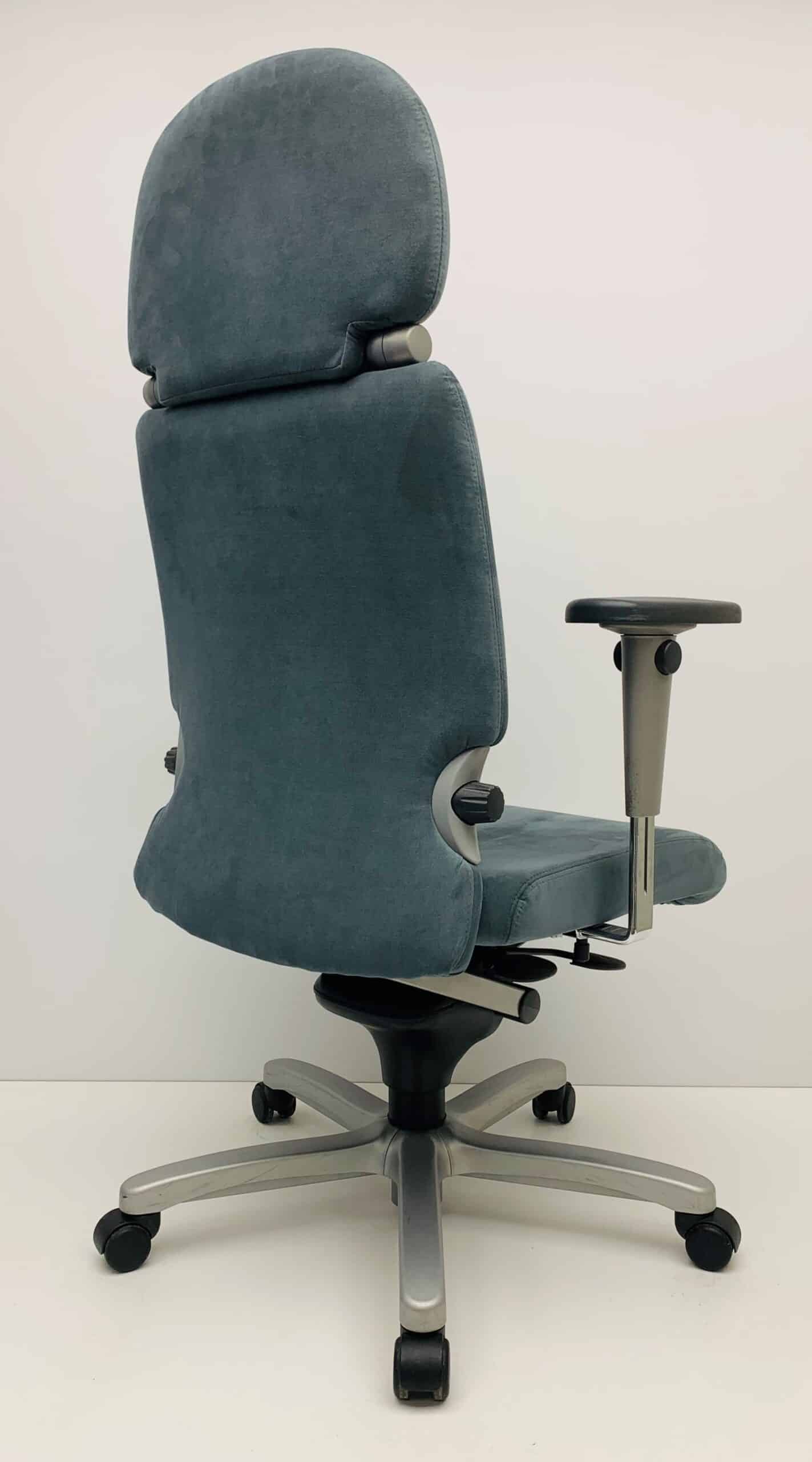 Bureaustoel Comforto 77 met hoofdsteun grijs