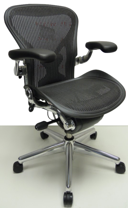 Bureaustoel Herman Miller Aeron A antraciet nieuwstaat