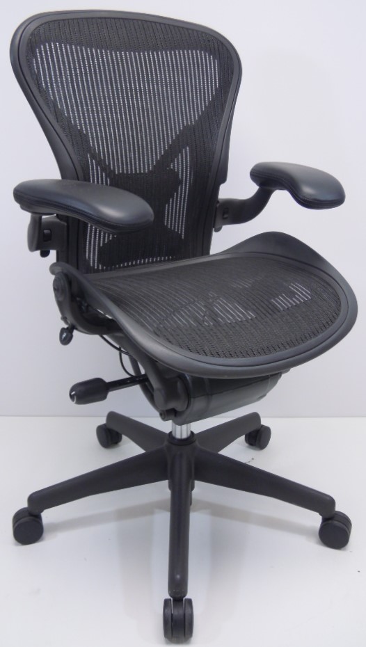 Bureaustoel Herman Miller Aeron A antraciet