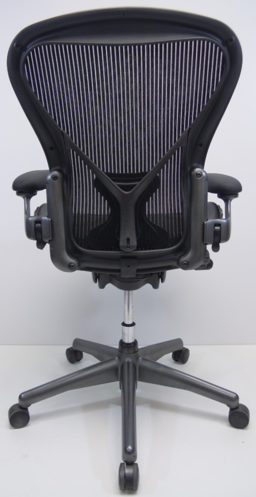 Bureaustoel Herman Miller Aeron B antraciet