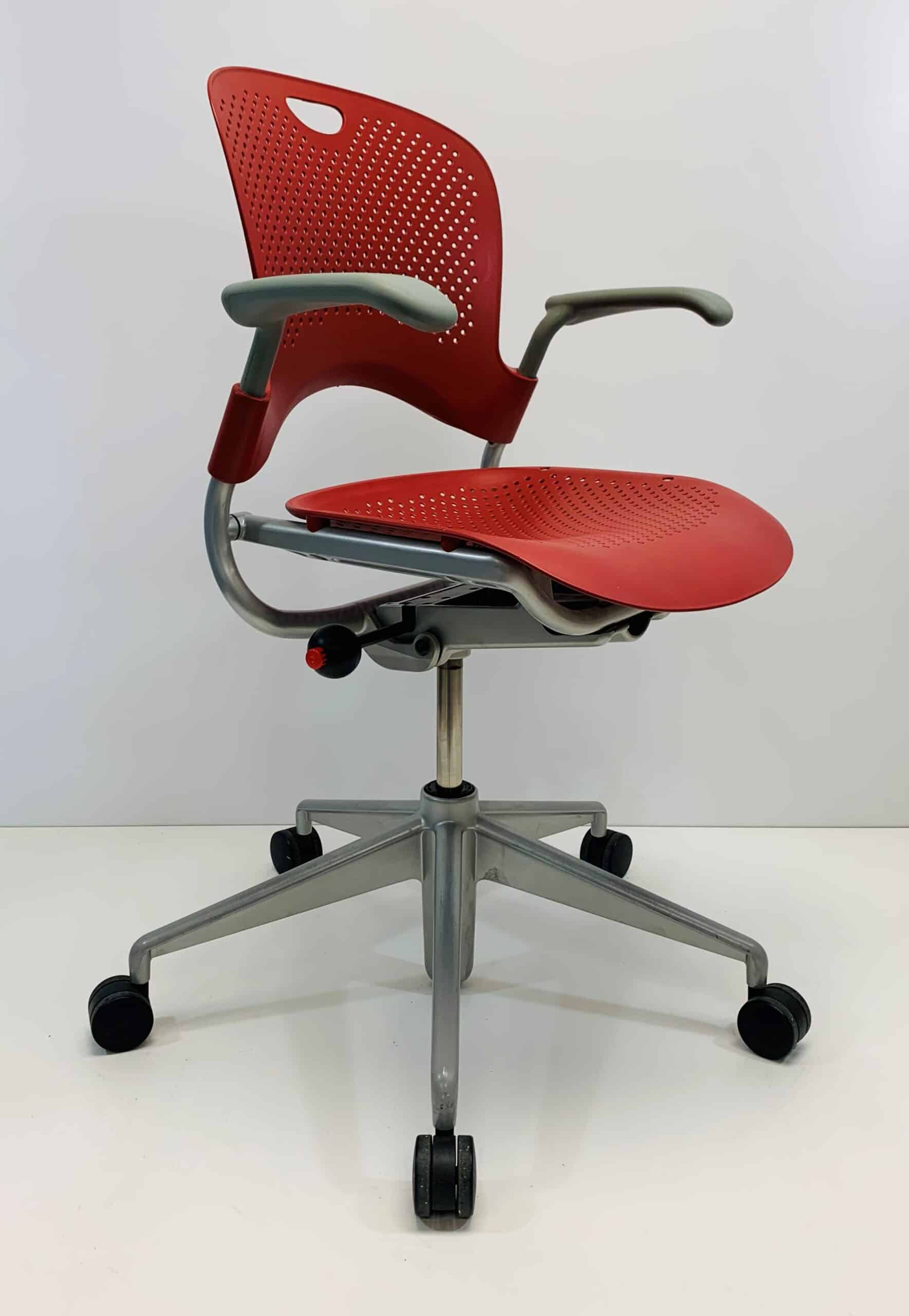 Bureaustoel Herman Miller Caper rood