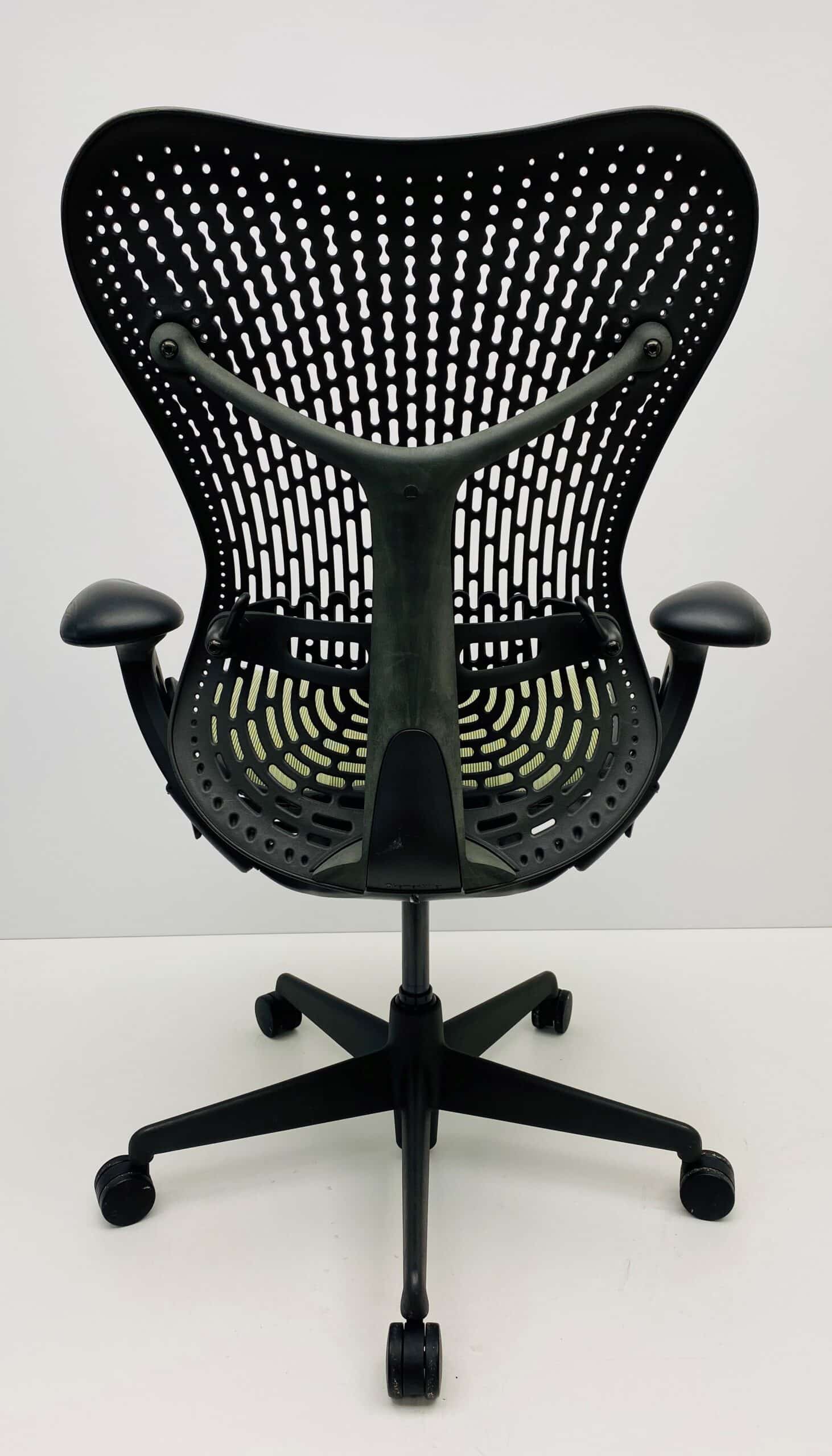 Bureaustoel Herman Miller Mirra geel/grijs