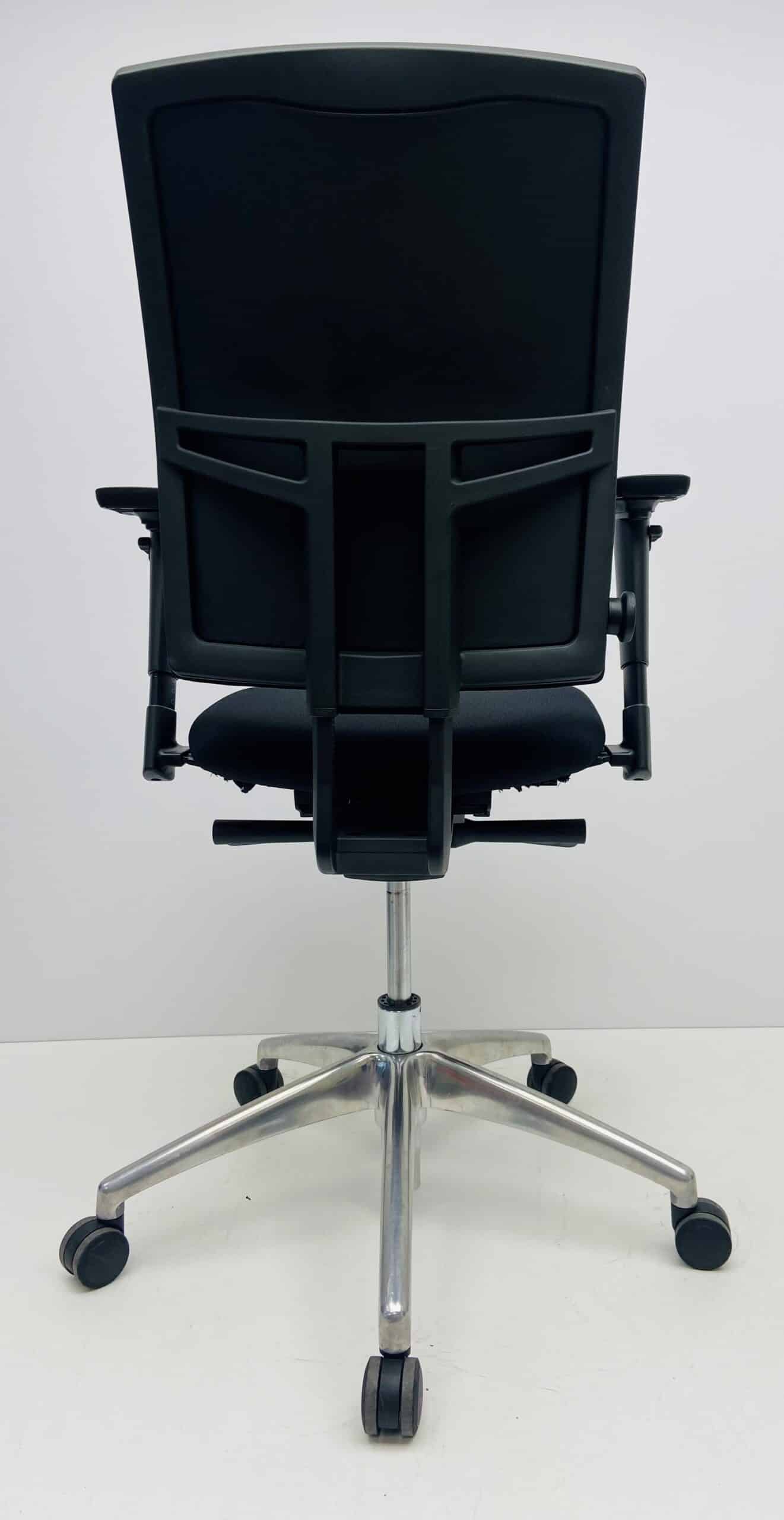 Bureaustoel Jetchair 34 zwart chroom voetkruis