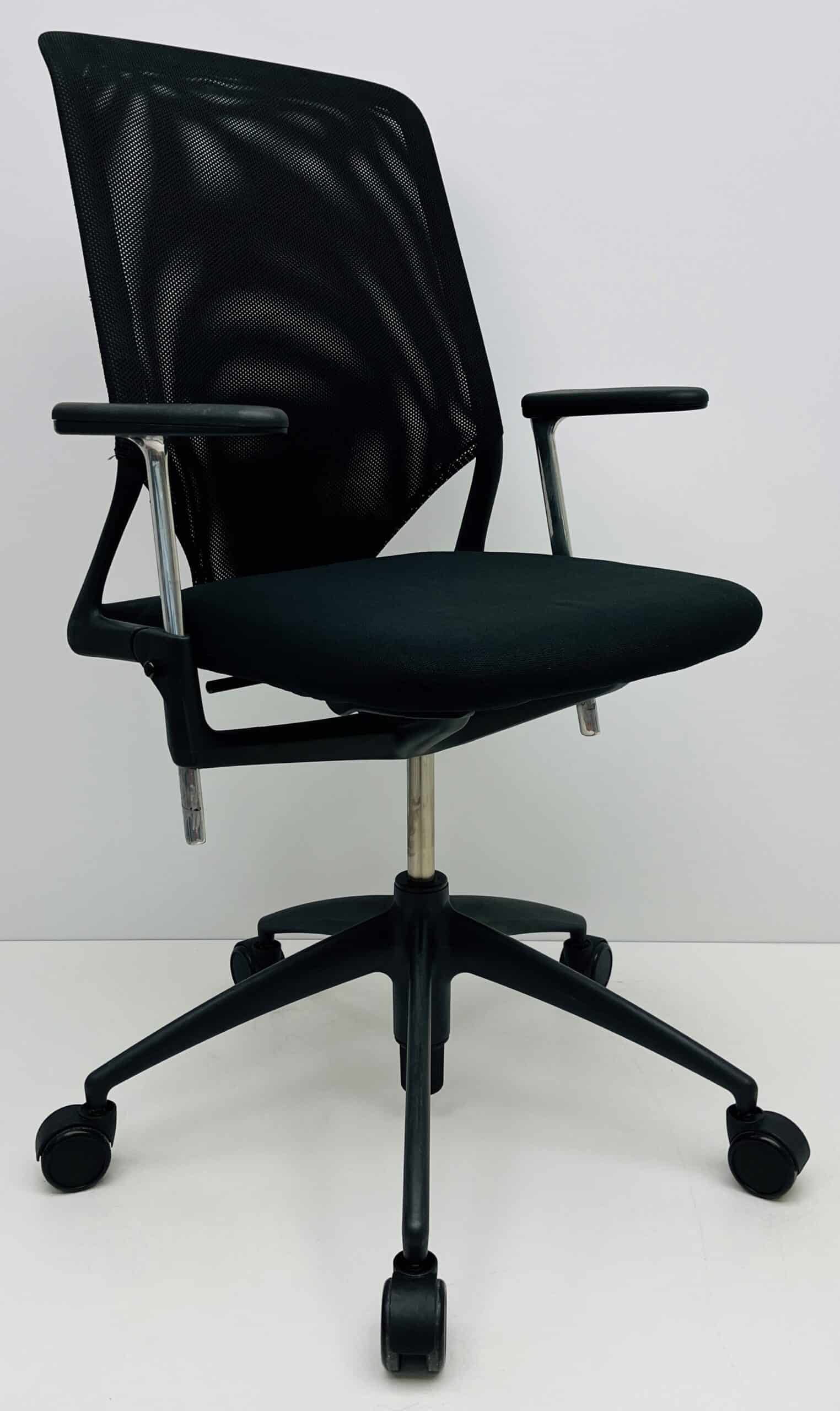 Bureaustoel Vitra Meda zwart