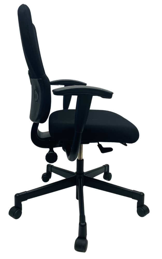 Bureaustoel Steelcase Let's Be zwart voetkruis