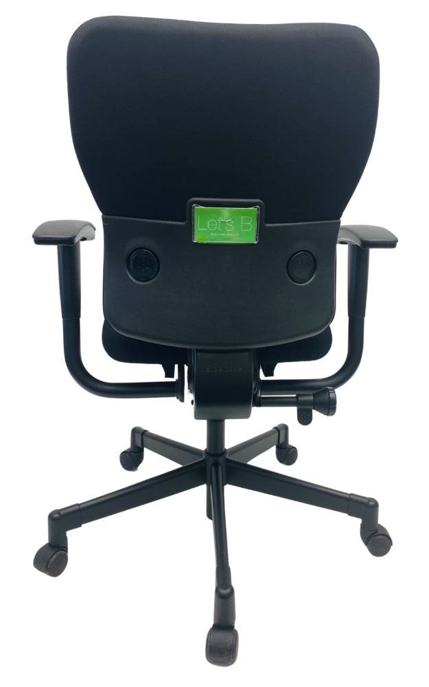 Bureaustoel Steelcase Let's Be zwart voetkruis