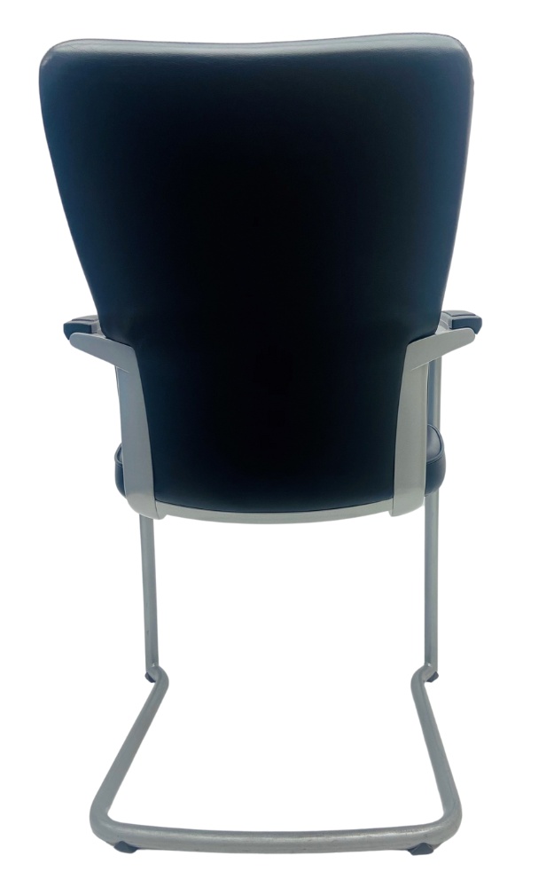 Vergaderstoel Comforto DX9978 Leer grijs frame