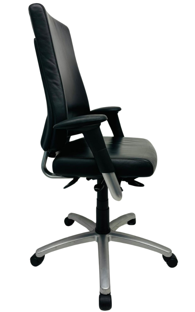 Bureaustoel BMA Axia Pro Max zwart leer