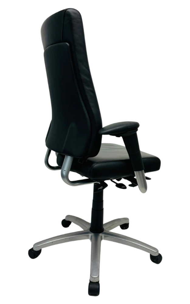Bureaustoel BMA Axia Pro Max zwart leer