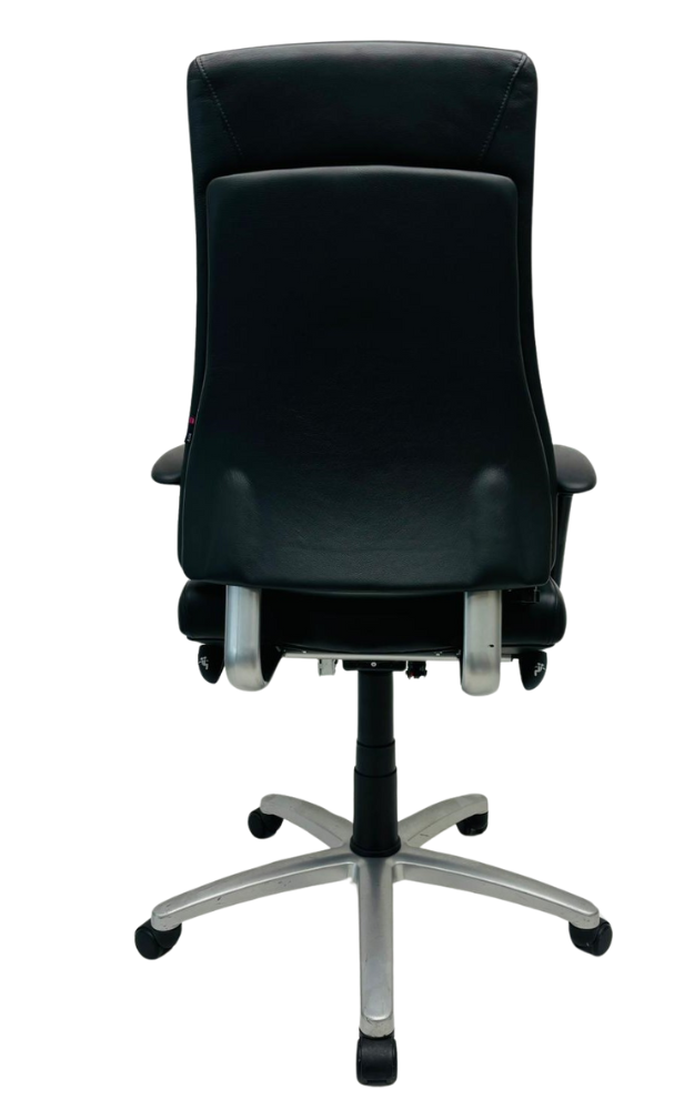 Bureaustoel BMA Axia Pro Max zwart leer
