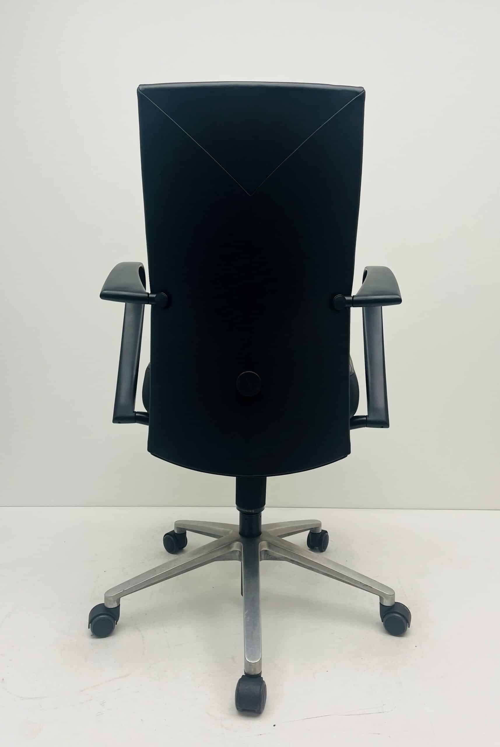 Bureaustoel Fritz Hansen zwart leer