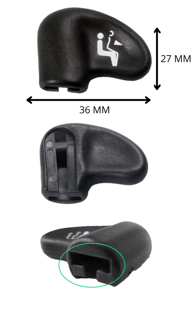 Herman Miller Aeron knop zitneig
