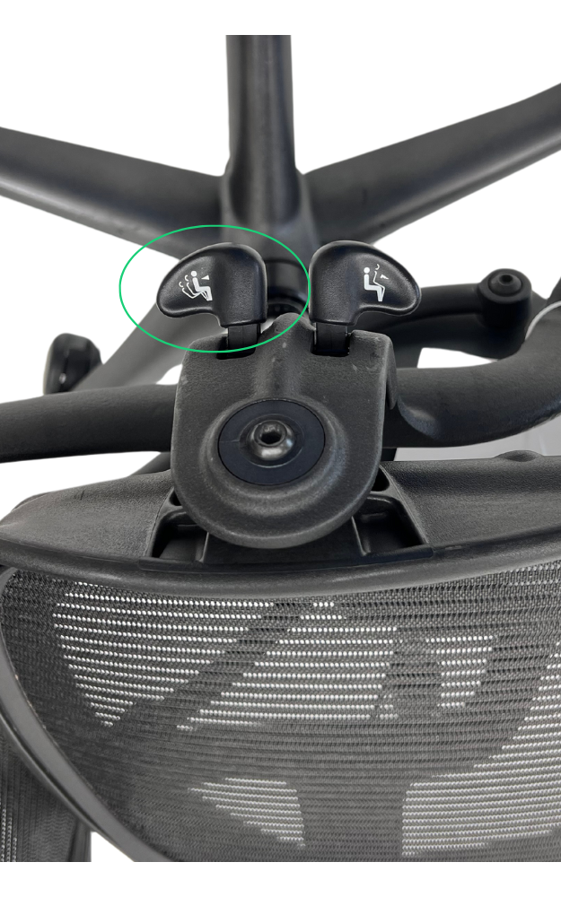 Herman Miller Aeron knop synchroon