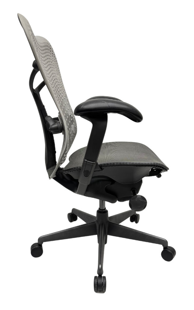 Refurbished Bureaustoel Herman Miller Mirra 1 lichtgrijs
