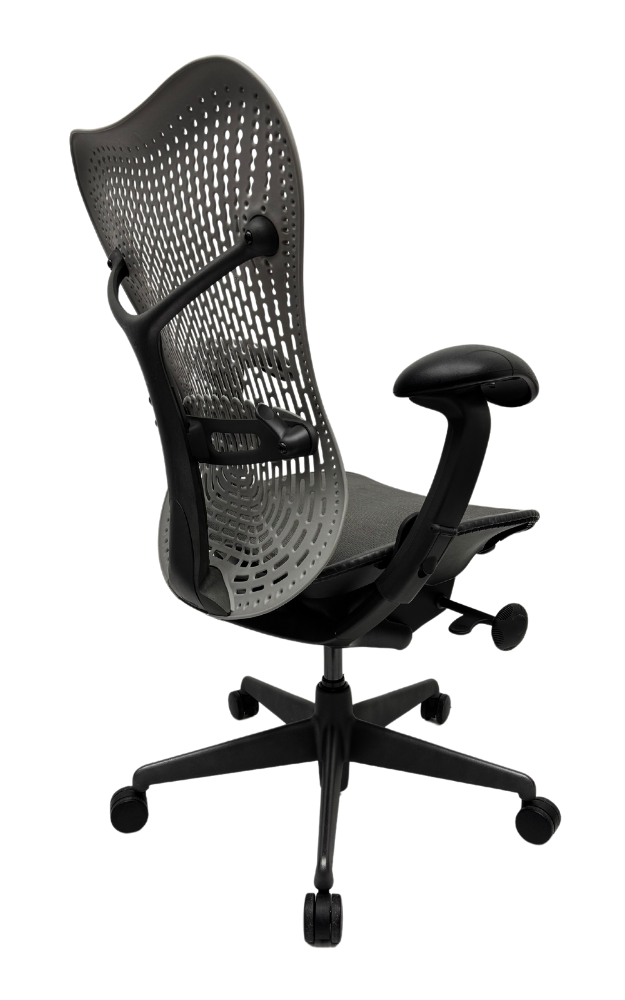 Refurbished Bureaustoel Herman Miller Mirra 1 lichtgrijs