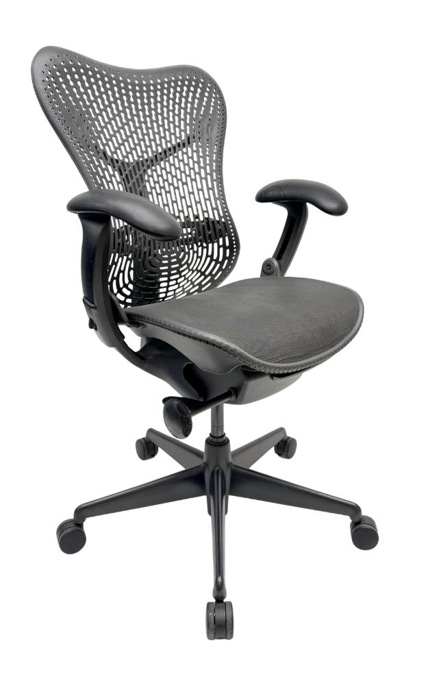 Refurbished Bureaustoel Herman Miller Mirra 1 Antraciet