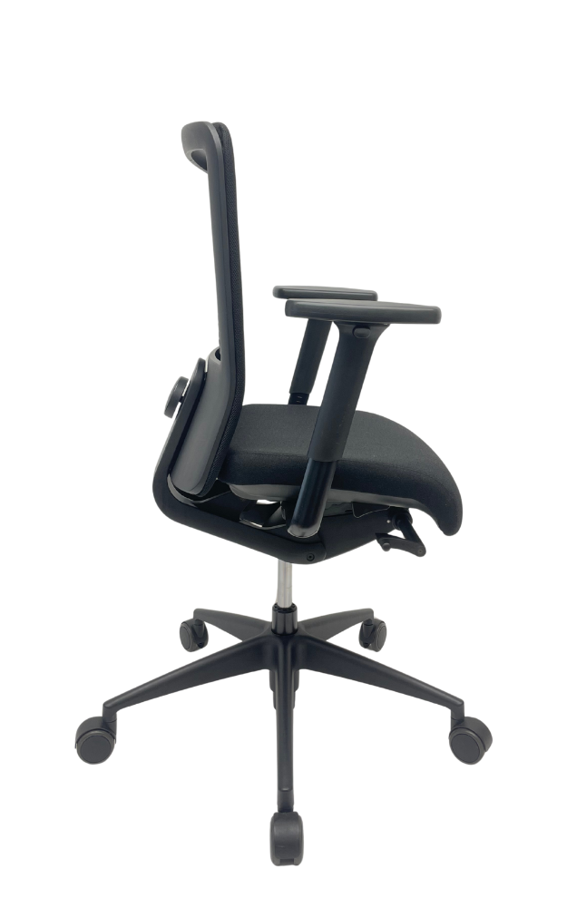 Bureaustoel Girsberger zwart 2D armpads