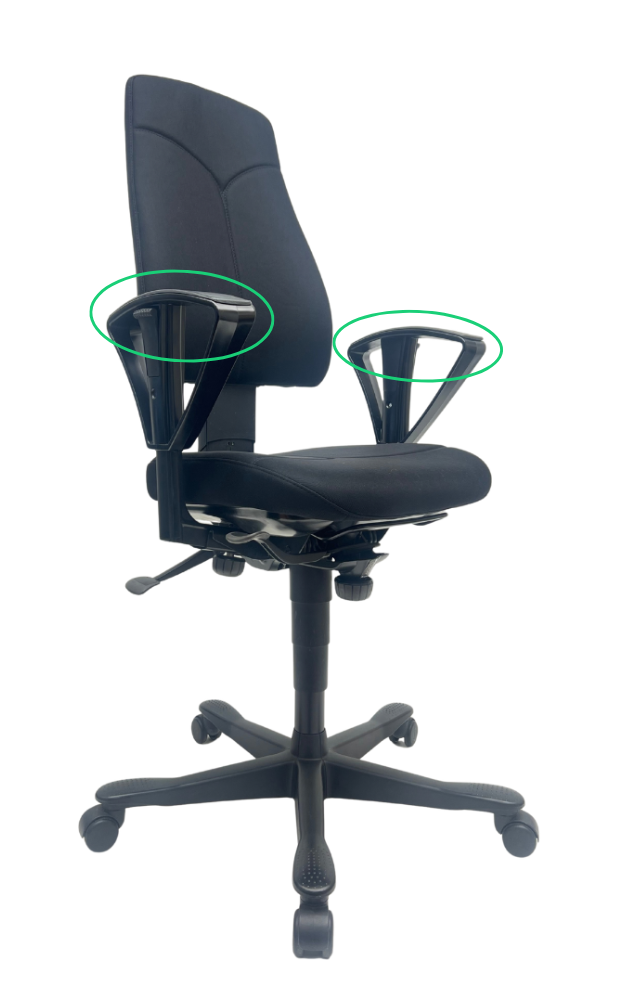 Kinnarps 6000 2D armpad (driehoek)